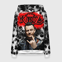 Толстовка-худи женская Князь, цвет: 3D-белый