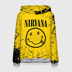 Толстовка-худи женская NIRVANA, цвет: 3D-меланж