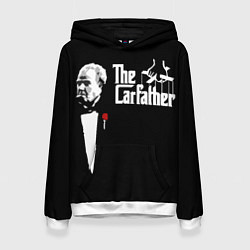 Толстовка-худи женская The Carfather Top Gear, цвет: 3D-белый