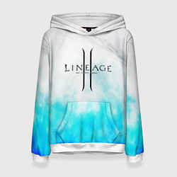 Толстовка-худи женская LINEAGE 2, цвет: 3D-белый