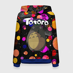 Толстовка-худи женская Totoro, цвет: 3D-синий