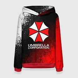 Толстовка-худи женская UMBRELLA CORP, цвет: 3D-красный