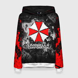 Толстовка-худи женская UMBRELLA CORP, цвет: 3D-белый