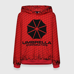 Толстовка-худи женская Umbrella Corporation, цвет: 3D-красный