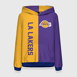 Толстовка-худи женская LA LAKERS, цвет: 3D-синий