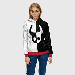 Толстовка-худи женская Hollow Knight, цвет: 3D-красный — фото 2