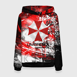 Толстовка-худи женская UMBRELLA CORP, цвет: 3D-черный