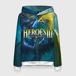Толстовка-худи женская Heroes of Might and Magic, цвет: 3D-белый