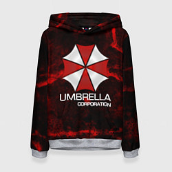 Толстовка-худи женская UMBRELLA CORP, цвет: 3D-меланж