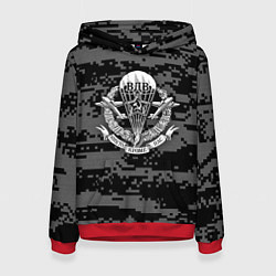 Толстовка-худи женская ВДВ СССР, цвет: 3D-красный