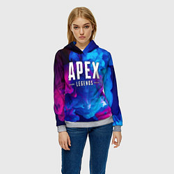 Толстовка-худи женская APEX LEGENDS, цвет: 3D-меланж — фото 2