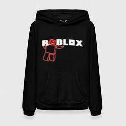Толстовка-худи женская Роблокс Roblox, цвет: 3D-черный