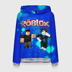 Толстовка-худи женская ROBLOX, цвет: 3D-меланж