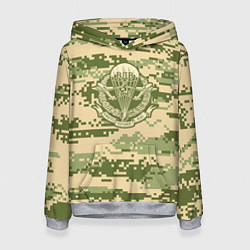 Толстовка-худи женская ВДВ СССР, цвет: 3D-меланж