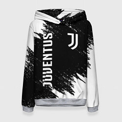 Толстовка-худи женская JUVENTUS, цвет: 3D-меланж