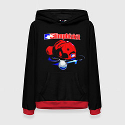 Толстовка-худи женская LIMP BIZKIT, цвет: 3D-красный