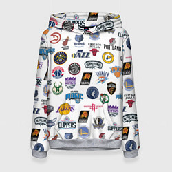 Женская толстовка NBA Pattern