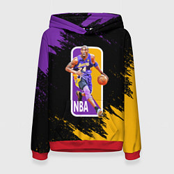 Толстовка-худи женская LA LAKERS KOBE BRYANT, цвет: 3D-красный