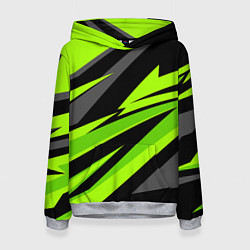 Толстовка-худи женская Форма для фитнеса, цвет: 3D-меланж