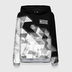 Толстовка-худи женская Muse, цвет: 3D-меланж