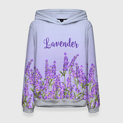 Толстовка-худи женская Lavander, цвет: 3D-меланж