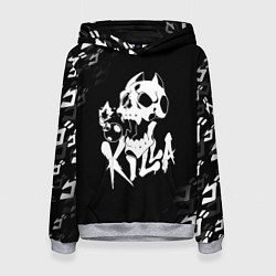 Толстовка-худи женская KILLER QUEEN, цвет: 3D-меланж
