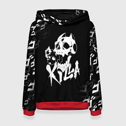 Толстовка-худи женская KILLER QUEEN, цвет: 3D-красный