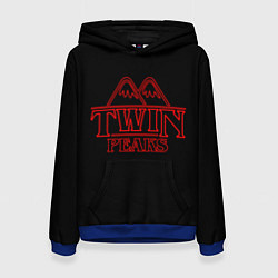 Толстовка-худи женская Twin Peaks, цвет: 3D-синий