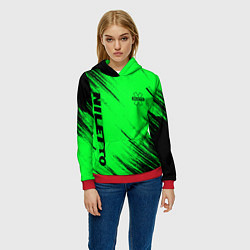 Толстовка-худи женская Niletto, цвет: 3D-красный — фото 2