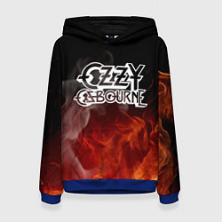 Толстовка-худи женская Ozzy Osbourne, цвет: 3D-синий