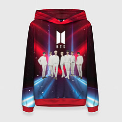 Толстовка-худи женская BTS, цвет: 3D-красный