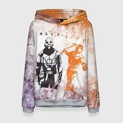 Толстовка-худи женская Half life attack, цвет: 3D-меланж