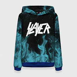 Толстовка-худи женская Slayer, цвет: 3D-синий