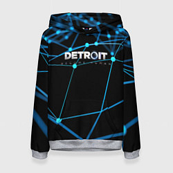 Толстовка-худи женская Detroit:Become Human, цвет: 3D-меланж