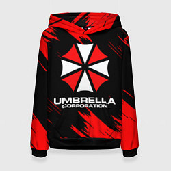 Толстовка-худи женская Umbrella Corporation, цвет: 3D-черный