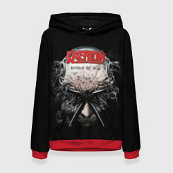 Толстовка-худи женская Kreator 3, цвет: 3D-красный
