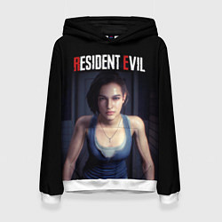 Толстовка-худи женская Jill Valentine, цвет: 3D-белый