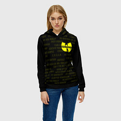 Толстовка-худи женская WU-TANG CLAN, цвет: 3D-черный — фото 2