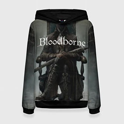 Толстовка-худи женская Bloodborne, цвет: 3D-черный