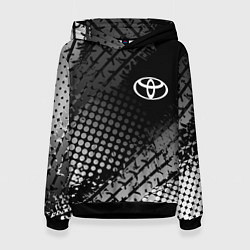 Толстовка-худи женская Toyota, цвет: 3D-черный