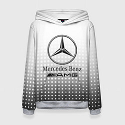 Толстовка-худи женская Mercedes-Benz, цвет: 3D-меланж