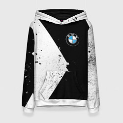 Толстовка-худи женская BMW, цвет: 3D-белый