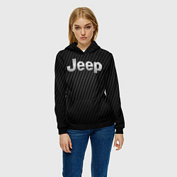 Толстовка-худи женская Jeep Z цвета 3D-черный — фото 2