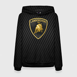 Толстовка-худи женская Lamborghini Z, цвет: 3D-черный
