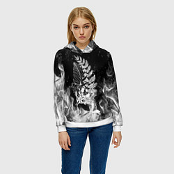 Толстовка-худи женская THE LAST OF US 2 ТАТУ ЭЛЛИ, цвет: 3D-белый — фото 2