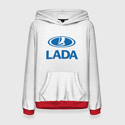 Толстовка-худи женская Lada, цвет: 3D-красный