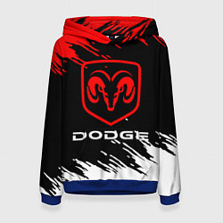 Толстовка-худи женская DODGE, цвет: 3D-синий