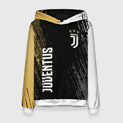 Толстовка-худи женская JUVENTUS, цвет: 3D-белый