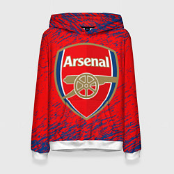 Толстовка-худи женская ARSENAL, цвет: 3D-белый