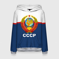 Толстовка-худи женская СССР, цвет: 3D-меланж